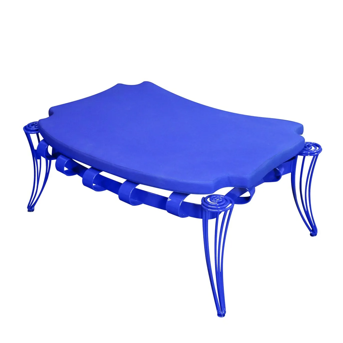 Pouf Garden blu di Carlo Rampazzi