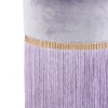 Pouf geometrico viola Decò Couture