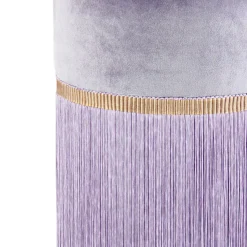 Pouf geometrico viola Decò Couture