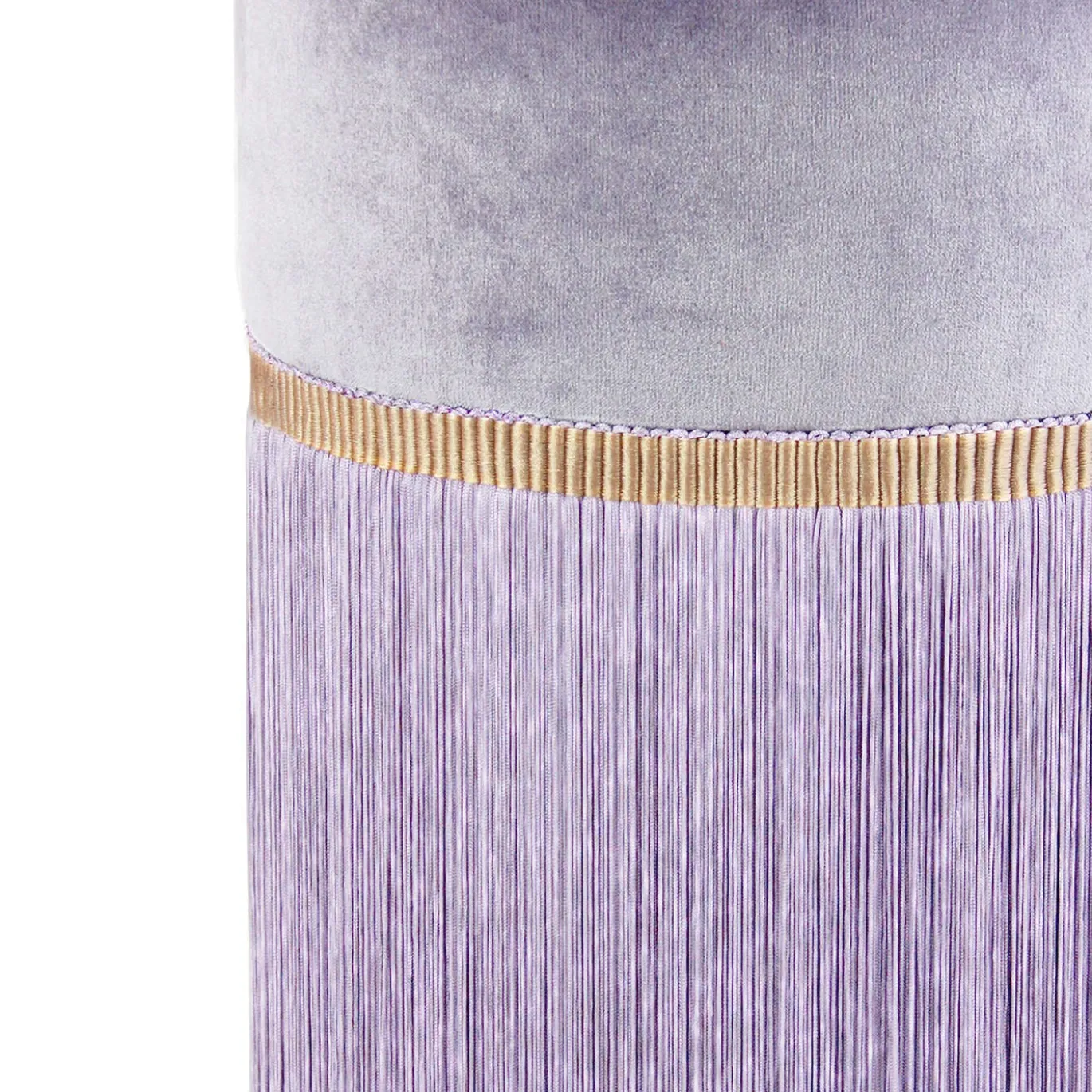 Pouf geometrico viola Decò Couture