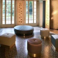 Pouf grande grigio Eos