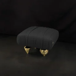 Pouf Il Pezzo 1 pelle nera