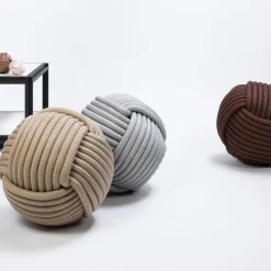 Pouf in cotone Nodo