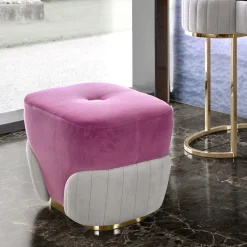 Pouf in cristallo
