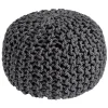 Pouf In&Outdoor rotondo Alyssa smoke