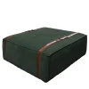 Pouf in velluto verde inglese Maxi Docker
