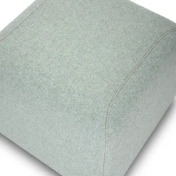 Pouf Joe squadrato azzurro