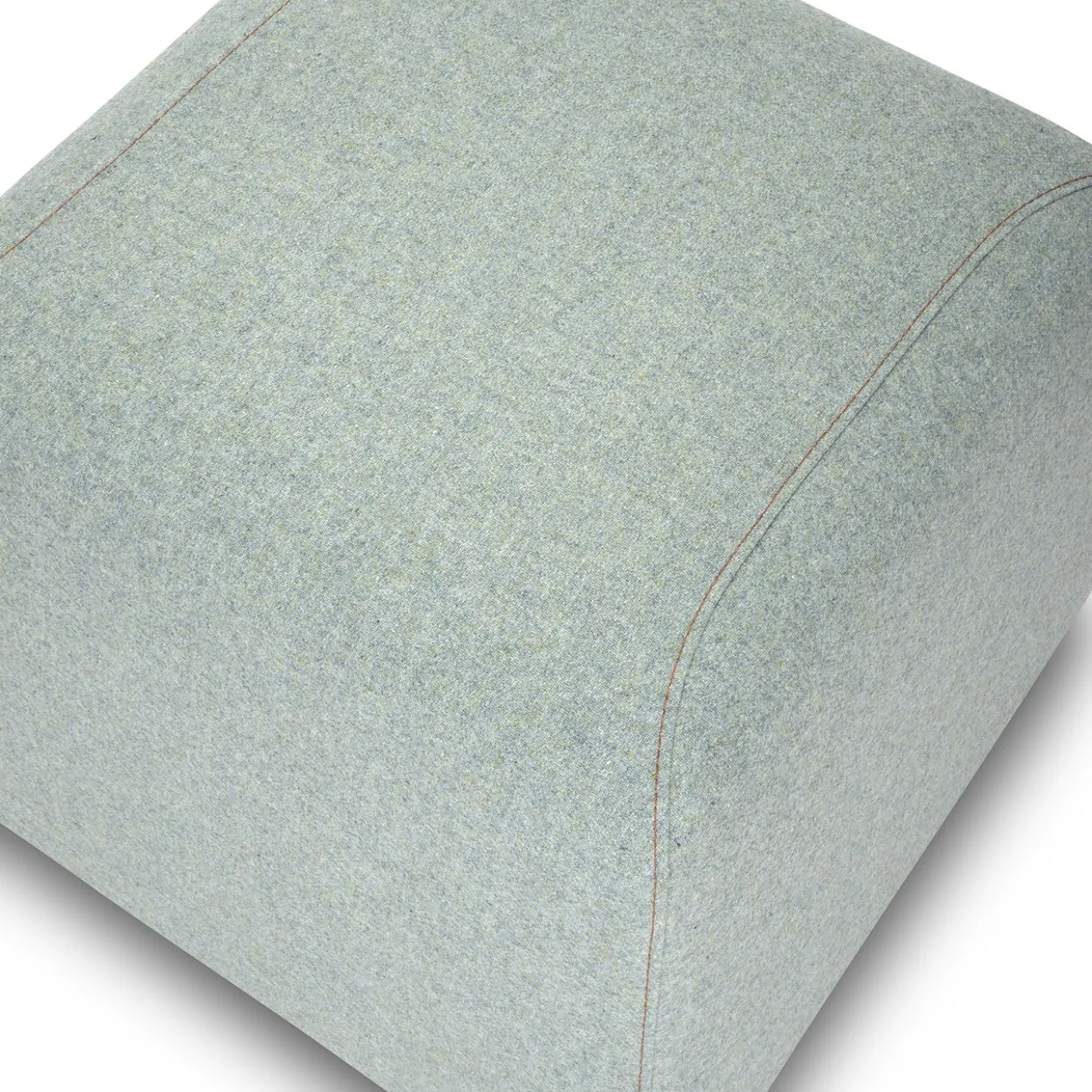 Pouf Joe squadrato azzurro