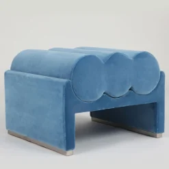 Pouf Kyle azzurro