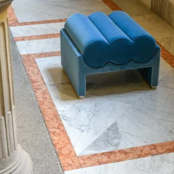 Pouf Kyle azzurro
