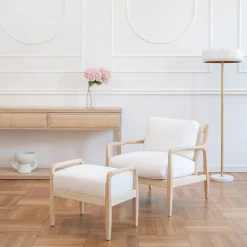 Pouf Levante Raffia della Collezione Riviera