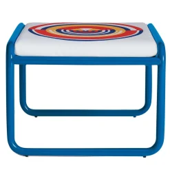 Pouf Locus Solus Blue di Gae Aulenti