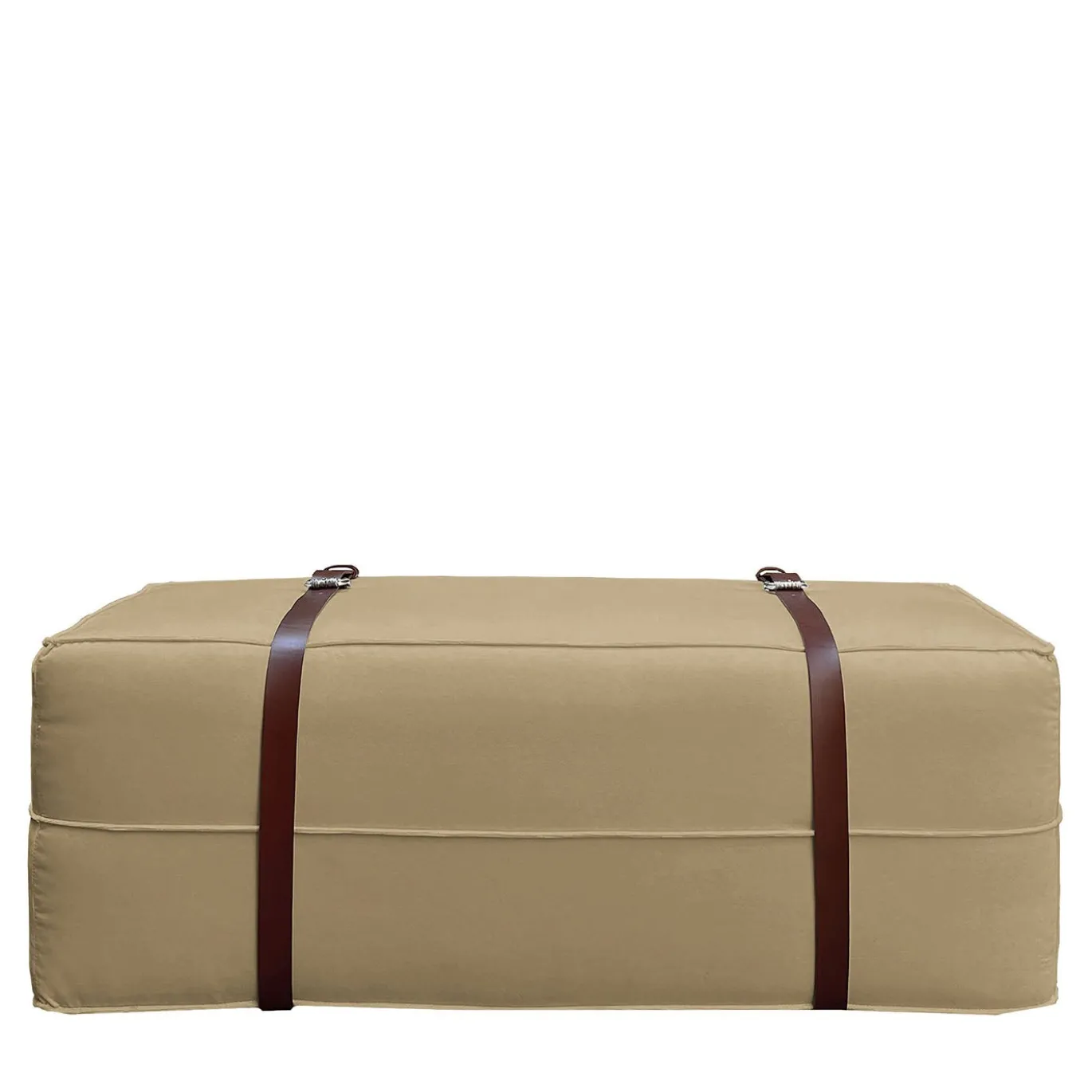 Pouf Lungo Docker in Velluto Beige