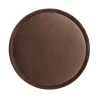 Pouf marrone tono su tono