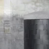Pouf nero Mastio