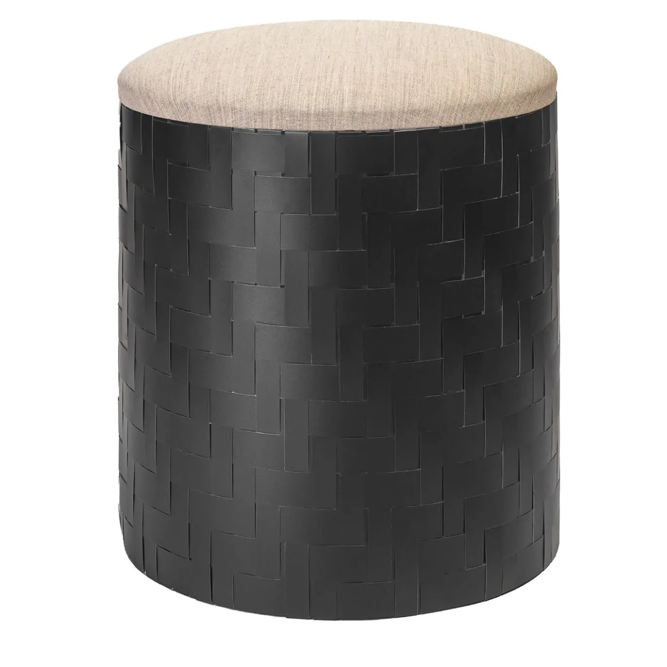 Pouf nero Mastio