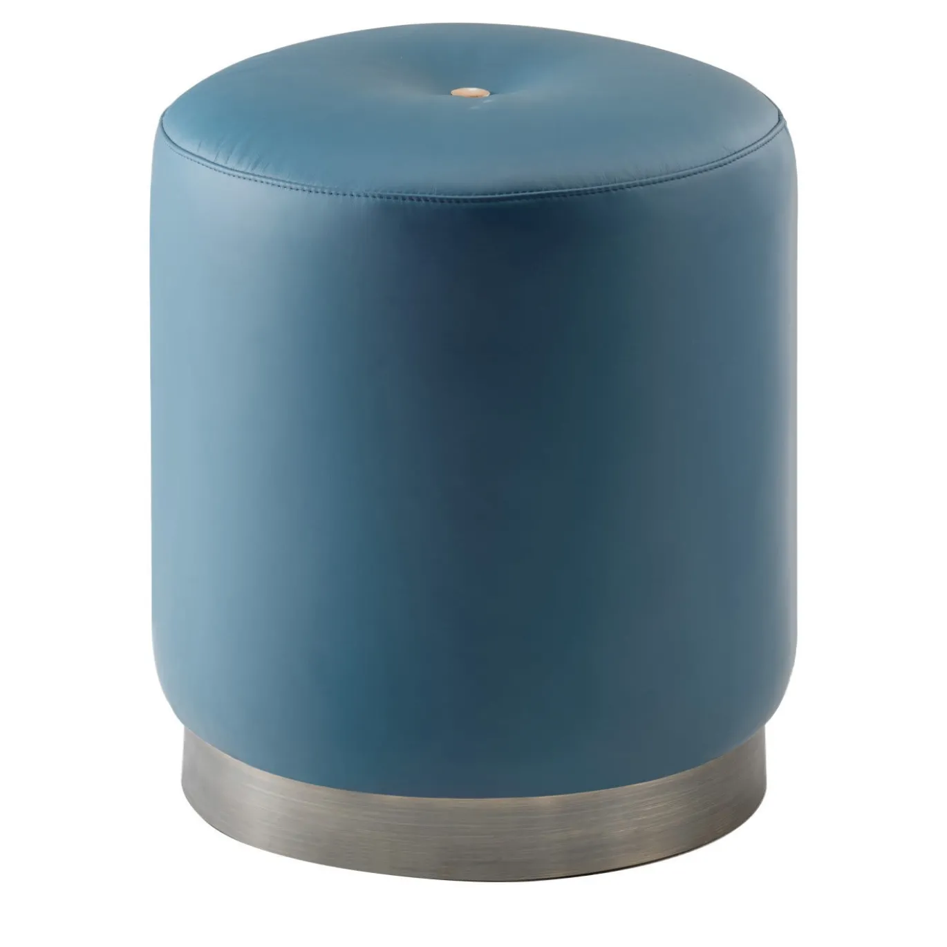 Pouf Olivia in pelle di Filippo Dini