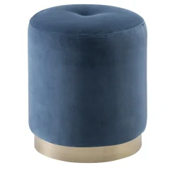 Pouf Olivia in velluto di Filippo Dini