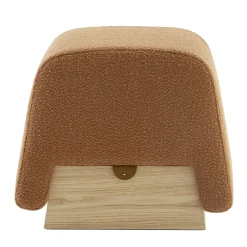 Pouf Onigiri color caramello