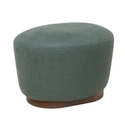 Pouf ovale blu Spot