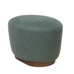 Pouf ovale blu Spot