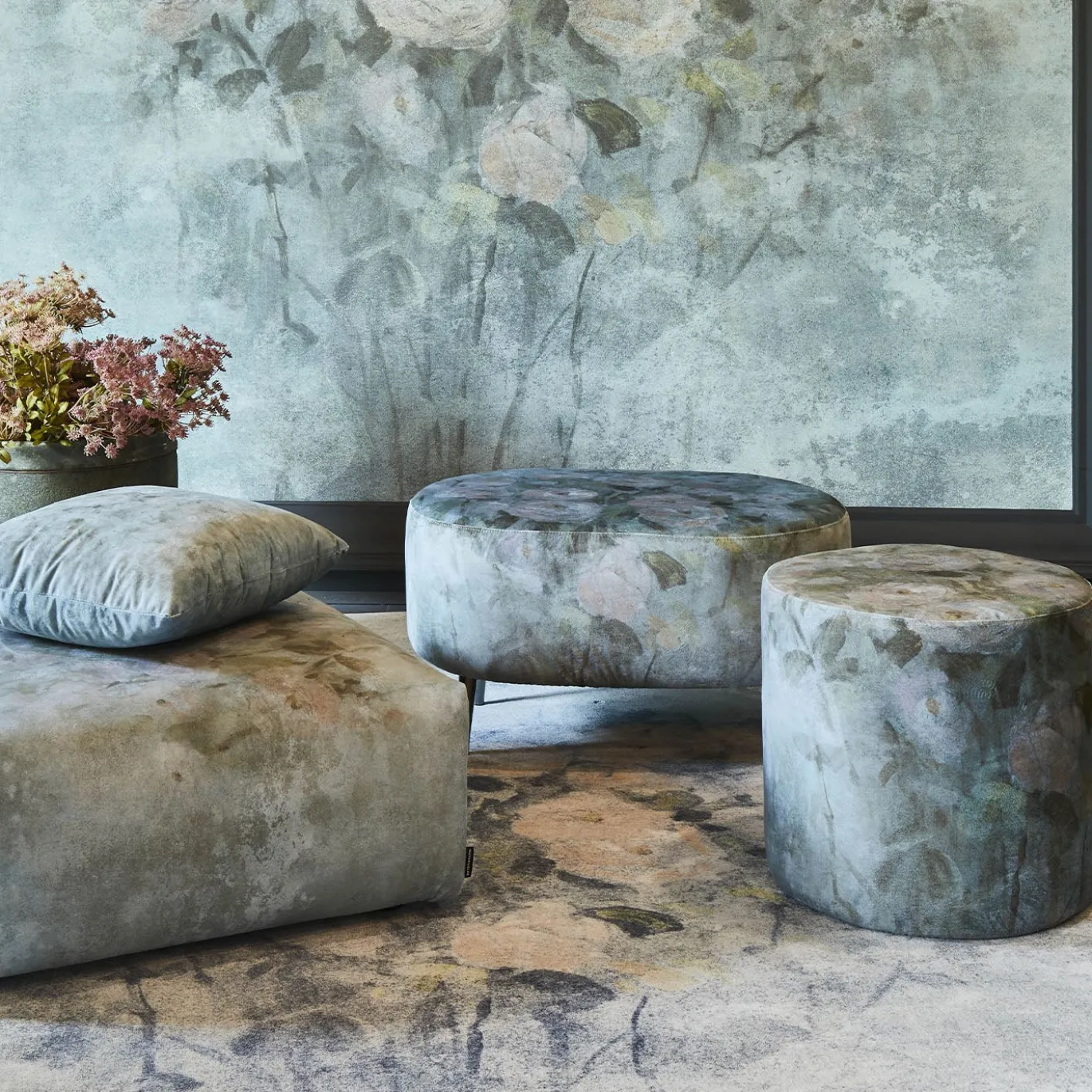 Pouf Ovale Jungle #1
