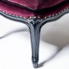 Pouf Pauline in Velluto Bordeaux