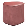 Pouf Piccolo In Pelle Color Vinaccia