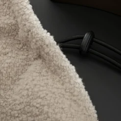 Pouf Punto e Virgola con Finitura Cipria