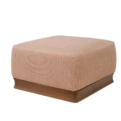 Pouf quadrato a righe Paris