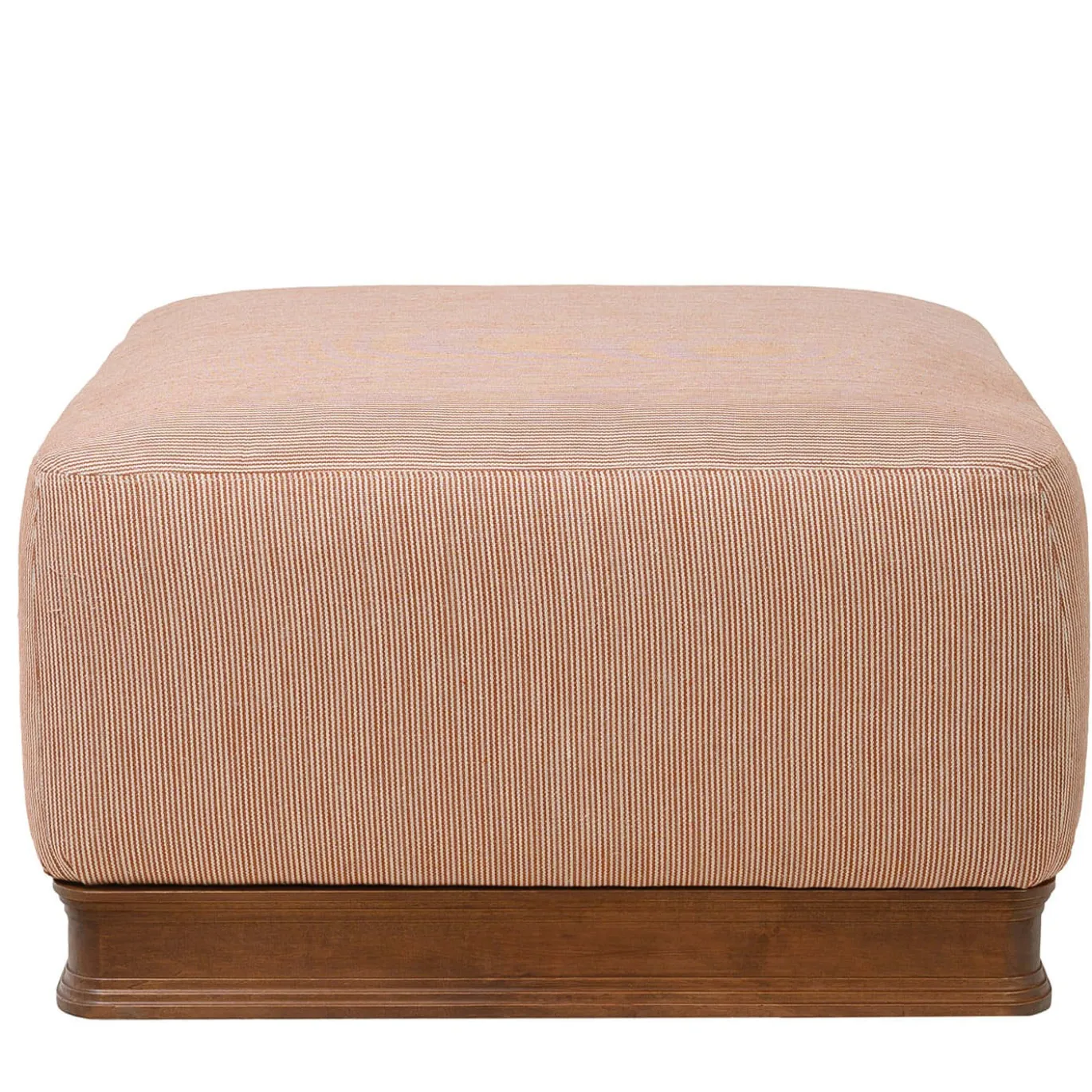 Pouf quadrato a righe Paris