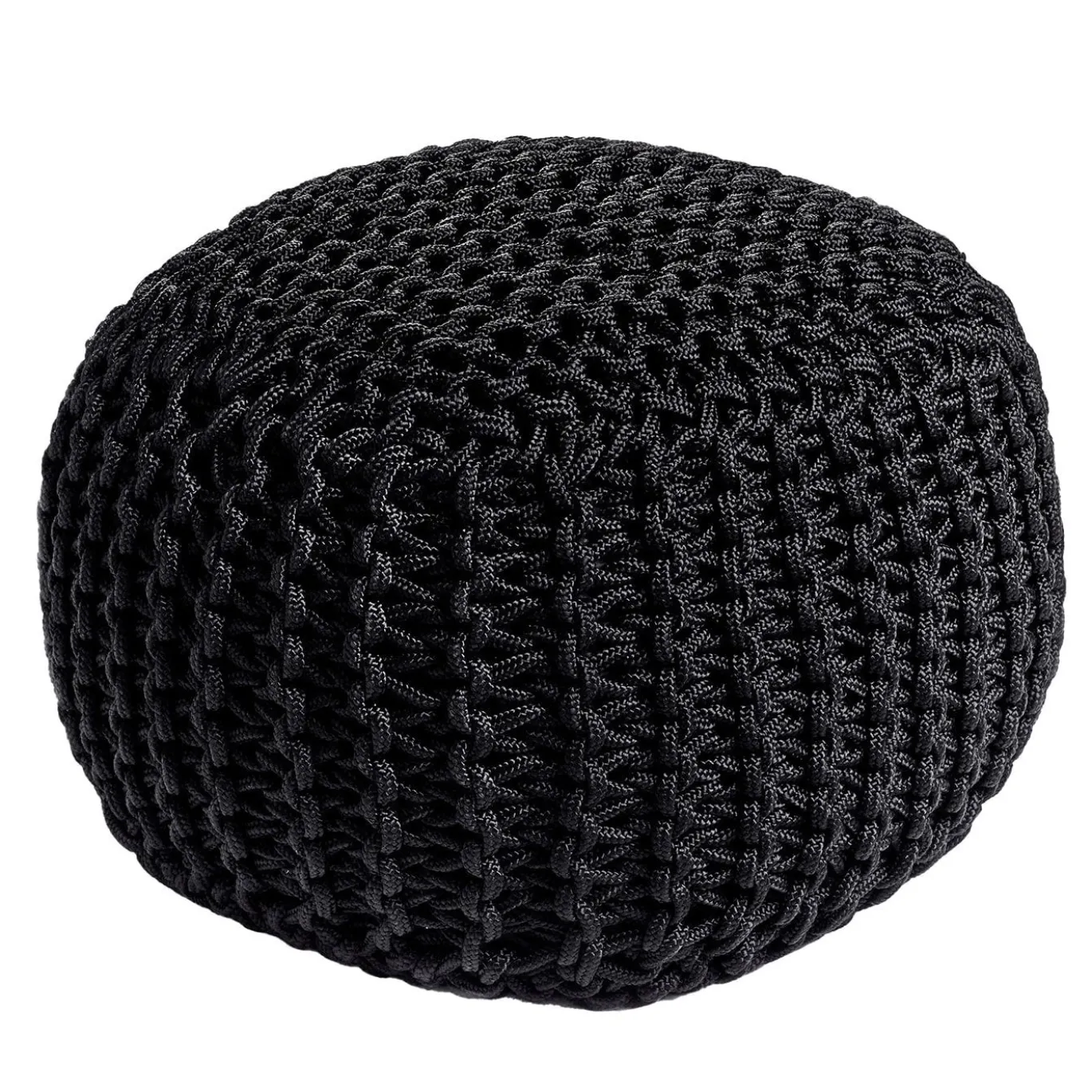 Pouf quadrato in&outdoor Alyssa black