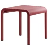 Pouf Rock Square Red di Marc Sadler
