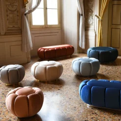 Pouf rosa Arke
