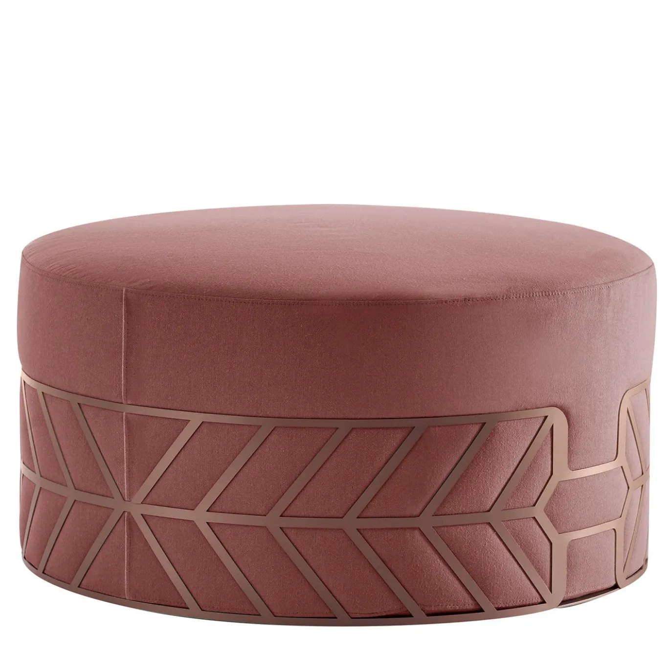 Pouf rosa Belte di Elena Salmistraro