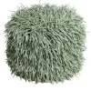 Pouf rotondo Porcupine verde salvia
