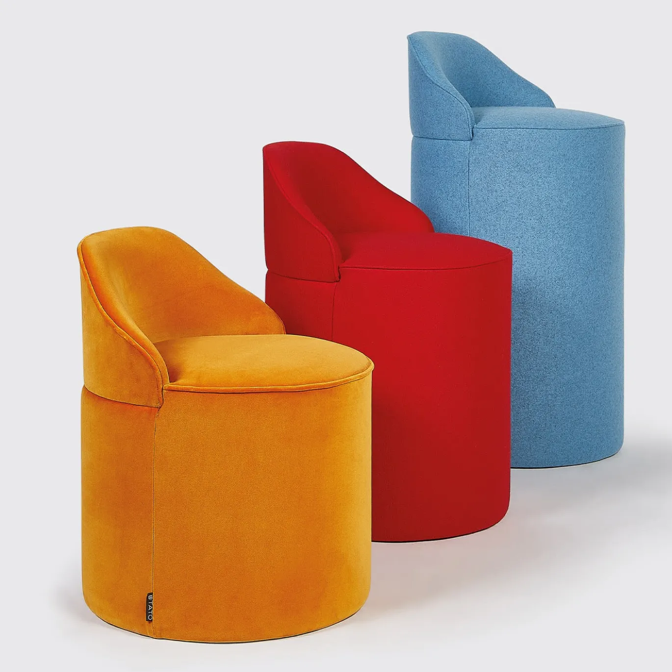 Pouf Sella Low Orange