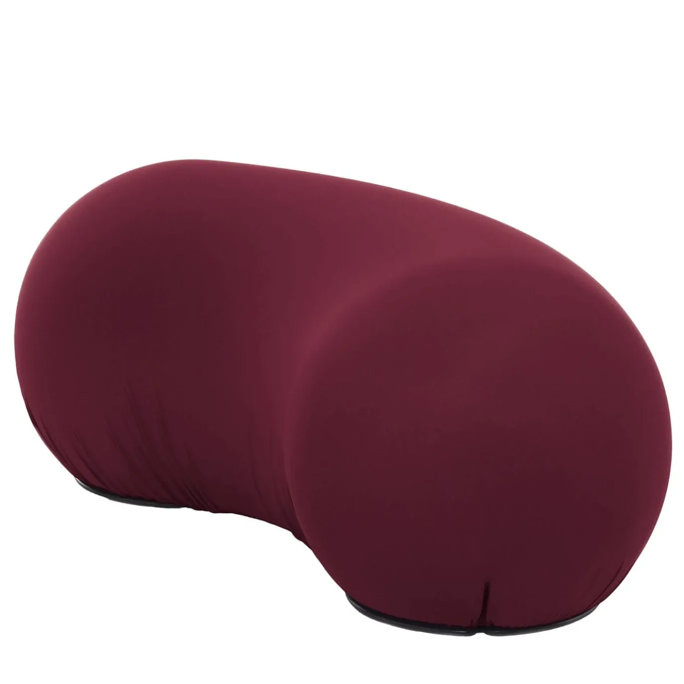 Pouf Tato Bean in tessuto tecnico bordeaux
