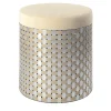 Pouf Vesta Optical Gold