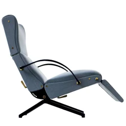 P40 Poltrona lounge grigia di Osvaldo Borsani