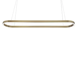 Profilo Progetto 3 LEV Lampadario in oro satinato