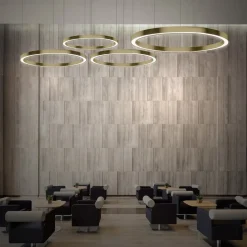 4- Profilo Progetto 3 LEV Lampadario in oro satinato