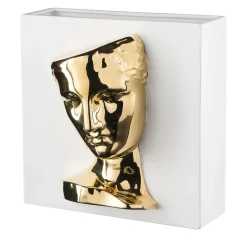 Psiche di Capua Vaso bianco e oro