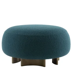 Punto e Virgola Pouf Pavone Blu
