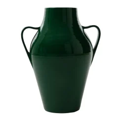 Quartara Vaso Ceramica Verde (H 40 cm | 15,7")