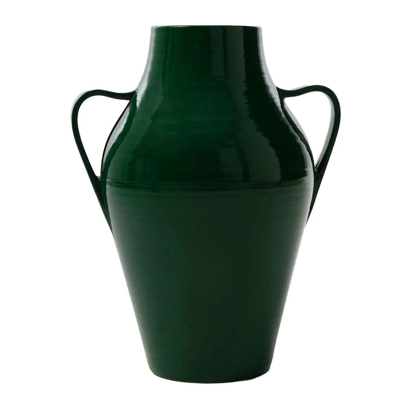 Quartara Vaso Ceramica Verde (H 40 cm | 15,7")