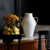Quartara Vaso in Ceramica Bianca (H 40 cm | 15.7")