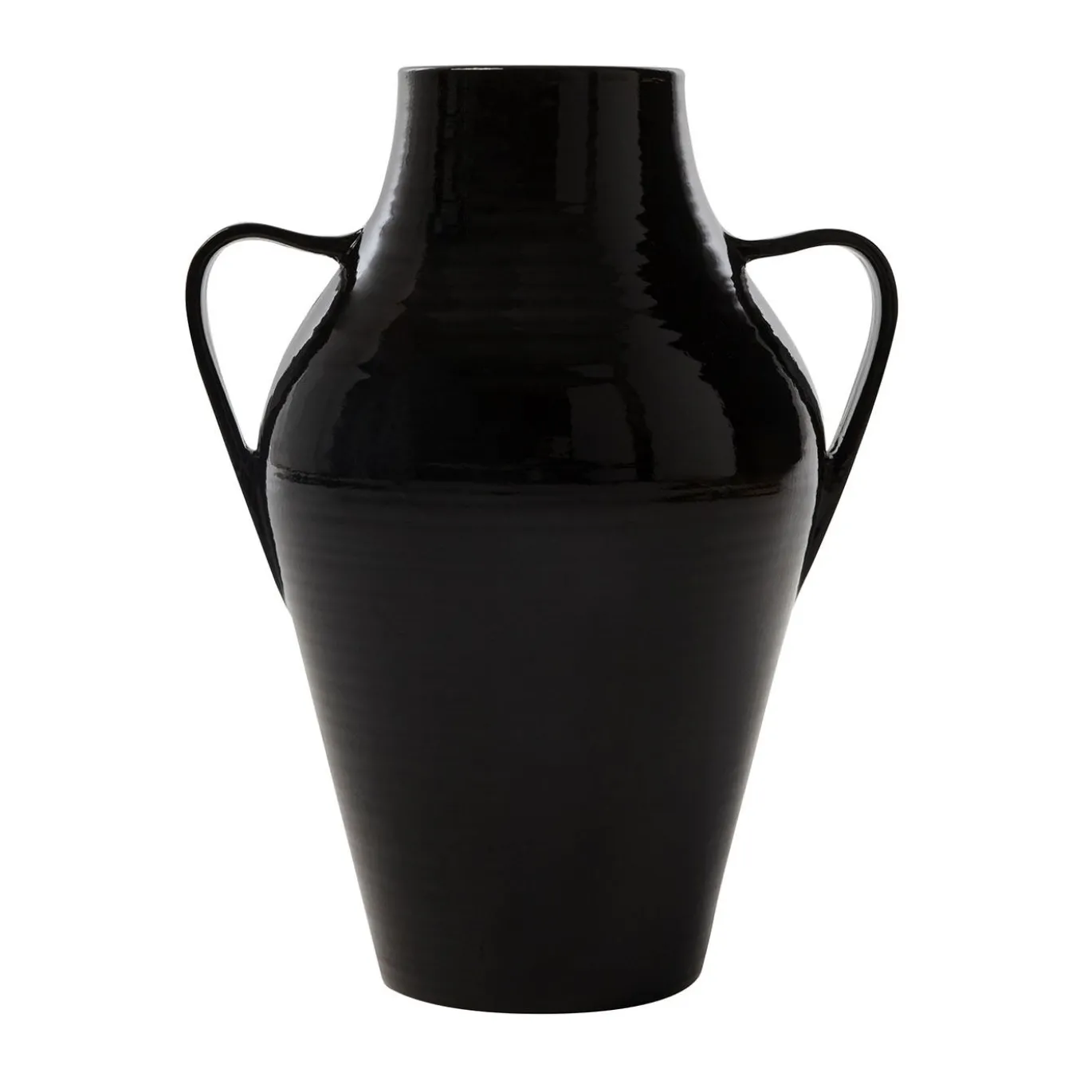 Quartara Vaso in ceramica nera (H 90 cm | 35,4")