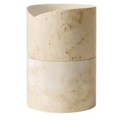 Qui e ora Vaso in travertino di Ostuni #2