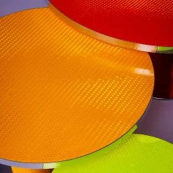 Reflective Collection - Tavolino rotondo arancione